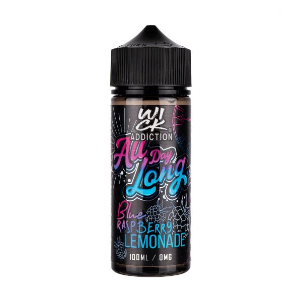 All Day Long Blue Raspberry Lemonade 100ml Shortfill E-Liquid by Wick Addiction