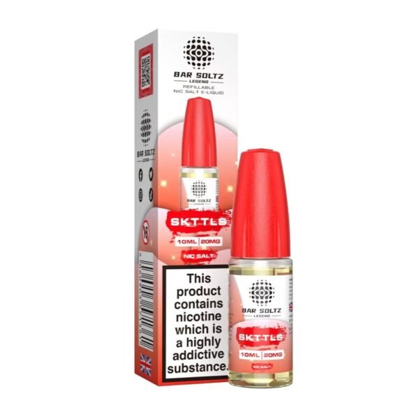 Bar Soltz Legend Skttls 10ml Nic Salt E Liquid (Pack Of 10)