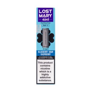 Blueberry Sour Raspberry 4-in-1 Prefilled Pods by Lost Mary