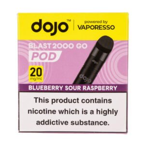 Blueberry Sour Raspberry Dojo Blast 2000 Go Prefilled Pod + Refill by Vaporesso