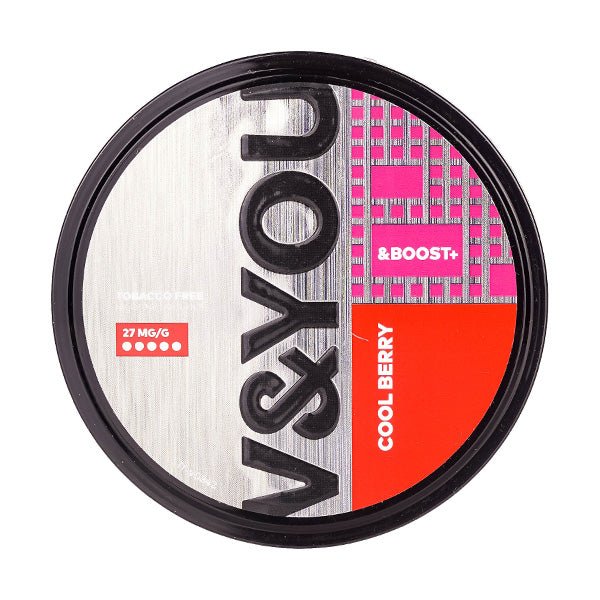 Cool Berry &Boost+ Nicotine Pouches by V&YOU