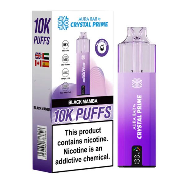 Crystal Prime Aura Bar 10K Prefilled Vape - Image 3