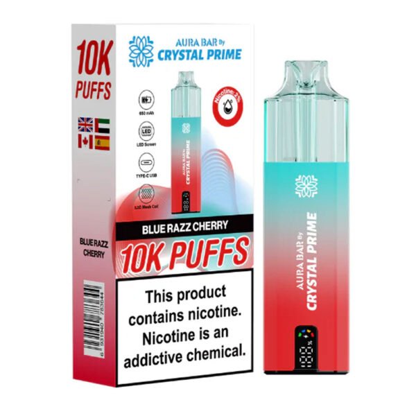 Crystal Prime Aura Bar 10K Prefilled Vape - Image 7