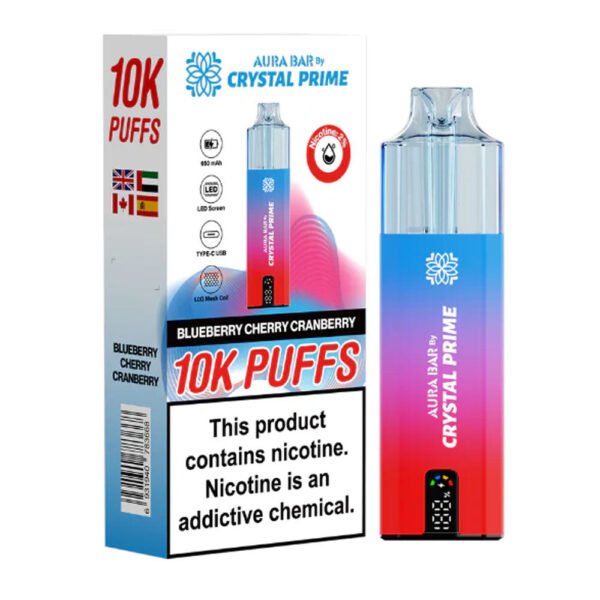 Crystal Prime Aura Bar 10K Prefilled Vape - Image 4