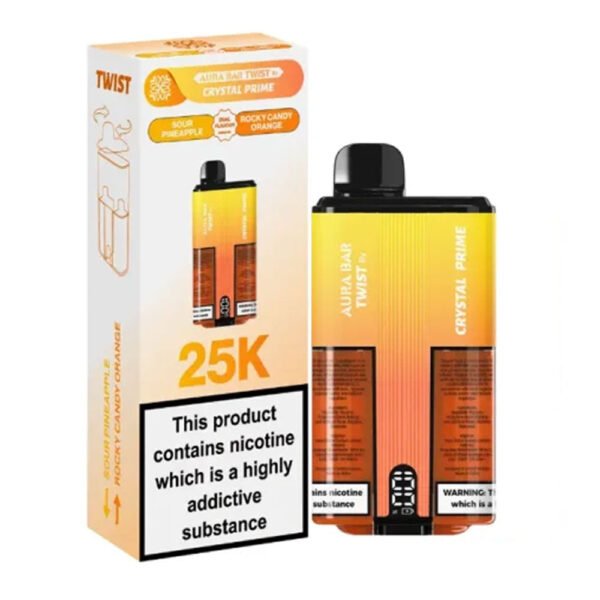 Crystal Prime Aura Bar Twist 25K Prefilled Vape - Image 14