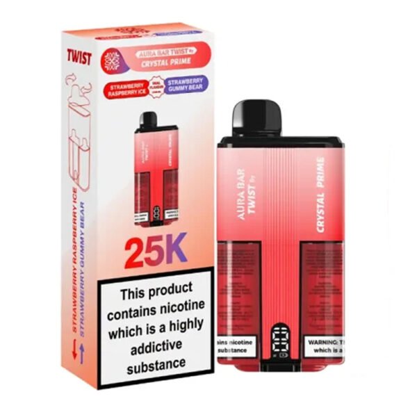 Crystal Prime Aura Bar Twist 25K Prefilled Vape - Image 15