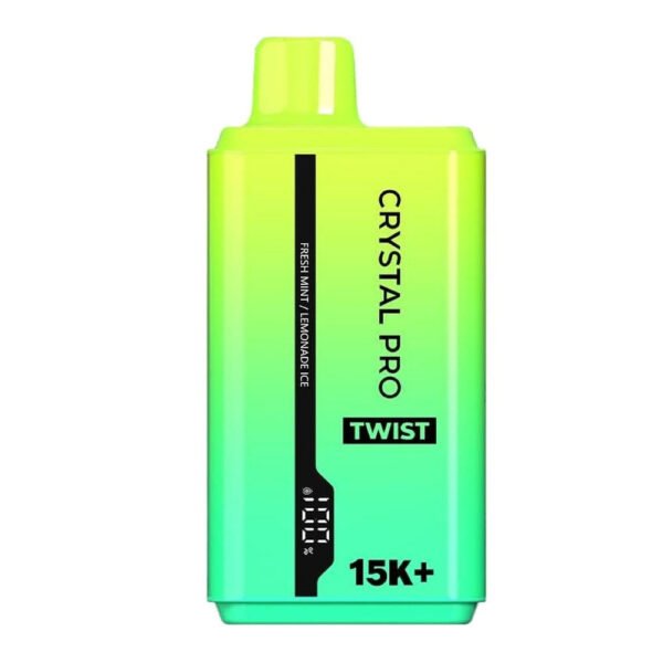 The Crystal Pro Twist 15000 Puffs Prefilled Vape (0mg) - Image 2