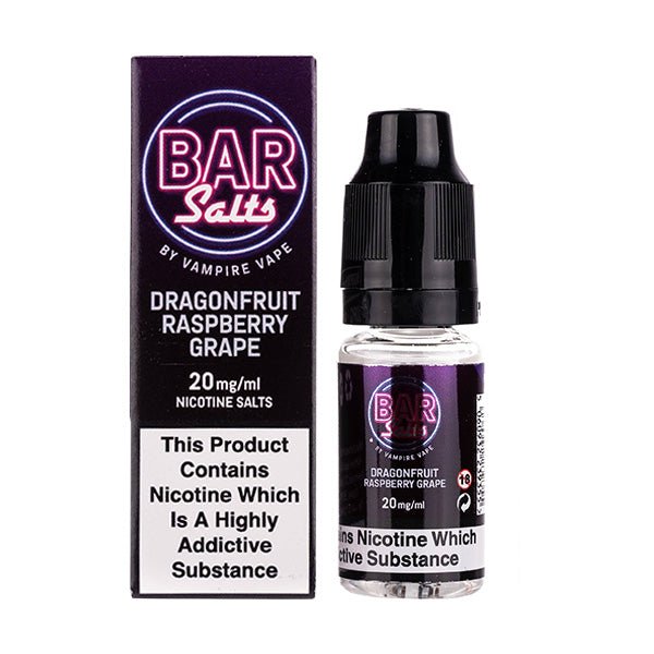 Dragonfruit Raspberry Grape Nic Salt E-Liquid by Vampire Vape Bar Salts - Image 3