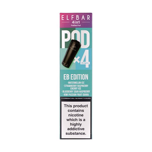 EB Edition 4 in 1 Prefilled Pods by Elf Bar - 4 Pods