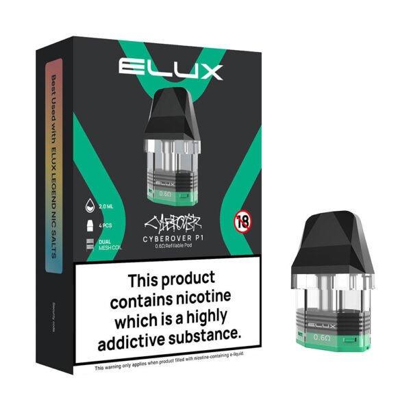 Elux Cyberover P1 Replacement Pod (Pack of 4) - Image 2