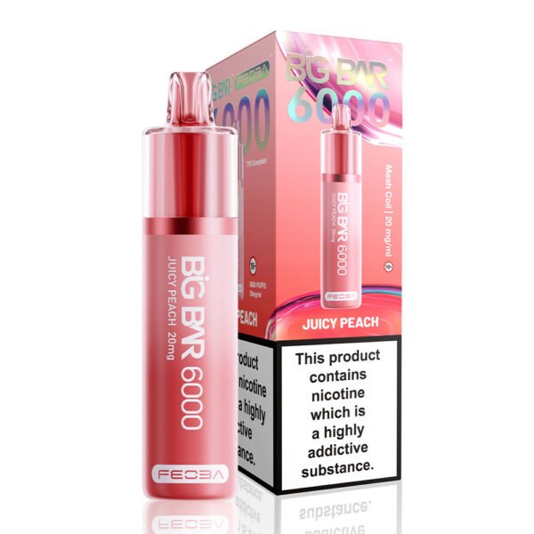 Feoba Big Bar 6000 Puffs Prefilled Vape - Image 10