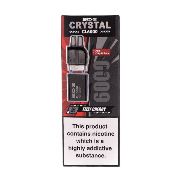Fizzy Cherry Crystal CL6000 Prefilled Pod + Refill by SKE