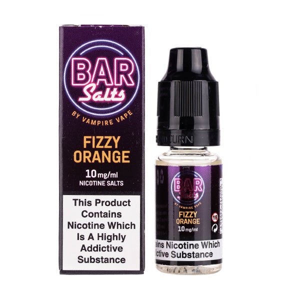 Fizzy Orange Nic Salt E-Liquid by Vampire Vape Bar Salts - Image 3