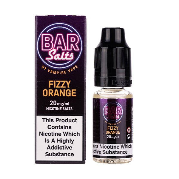 Fizzy Orange Nic Salt E-Liquid by Vampire Vape Bar Salts - Image 4