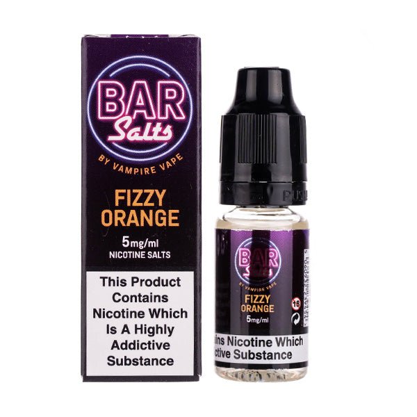 Fizzy Orange Nic Salt E-Liquid by Vampire Vape Bar Salts - Image 2