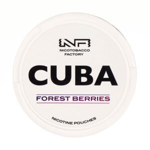 Forest Berries Nicotine Pouches by Cuba White