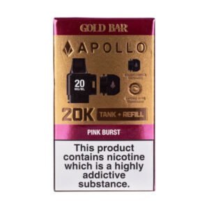 Pink Burst Gold Bar Apollo 20k Prefilled Pods