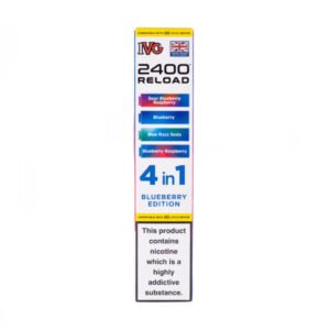 Blueberry Edition IVG 2400 Reload Replacement Pods - 4 Pack
