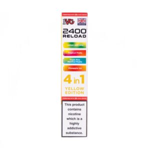 Yellow Edition IVG 2400 Reload Replacement Pods - 4 Pack