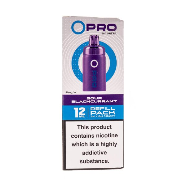 Sour Blackcurrant O Pro Prefilled Pod + Refill by INSTA