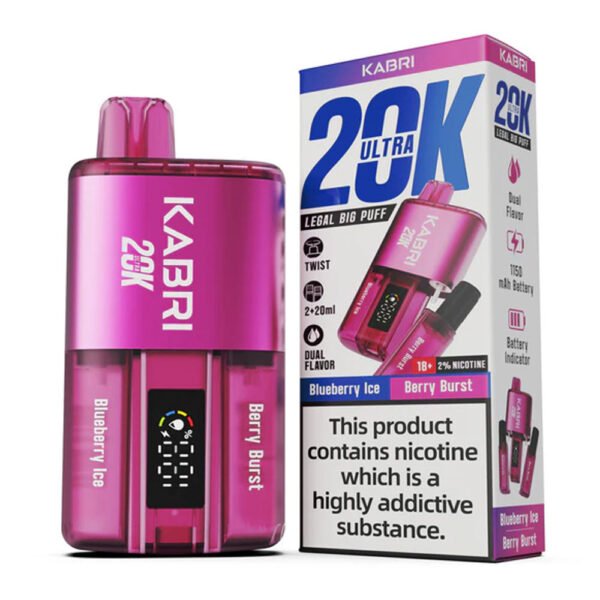 Kabri Ultra 20k Puffs Prefilled Vape - Image 2
