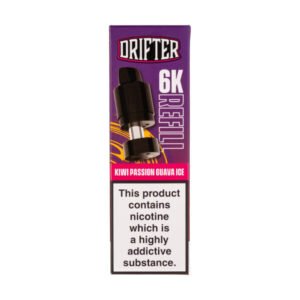 Kiwi Passion Guava Ice Drifter 6000 V2 Prefilled Pod + Refill by Drifter