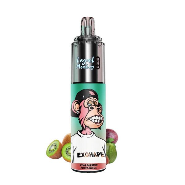 Legal Monkey 9000 Puffs Prefilled Vape - Image 5