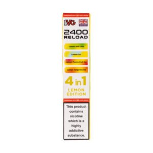 Lemon Edition IVG 2400 Reload Replacement Pods - 4 Pack