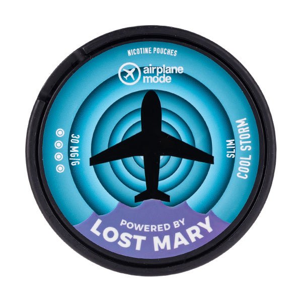 Cool Storm Airplane Mode Nicotine Pouches by Lost Mary