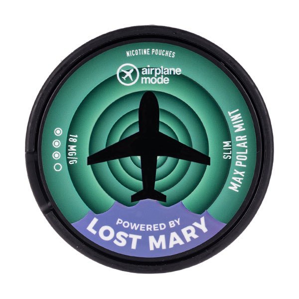Max Polar Mint Airplane Mode Nicotine Pouches by Lost Mary - Image 2