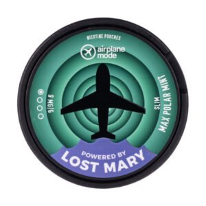 Max Polar Mint Airplane Mode Nicotine Pouches by Lost Mary