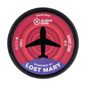 Rose Grape Airplane Mode Nicotine Pouches by Lost Mary