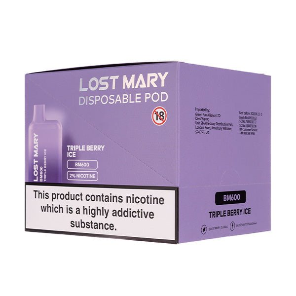Lost Mary BM600 Disposable Vape [Pack of 10] - Image 28