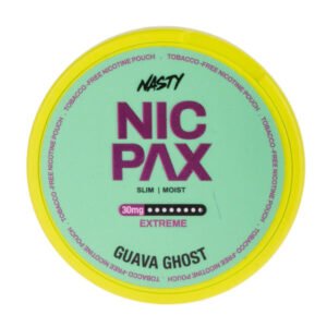 Guava Ghost Nicotine Pouches by Nasty Nic Pax