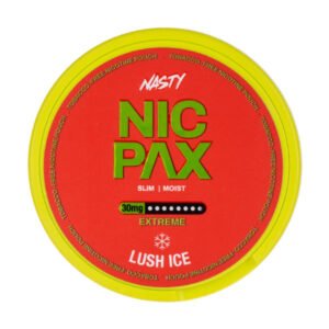 Lush Ice Nicotine Pouches by Nasty Nic Pax