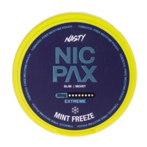 Mint Freeze Nicotine Pouches by Nasty Nic Pax
