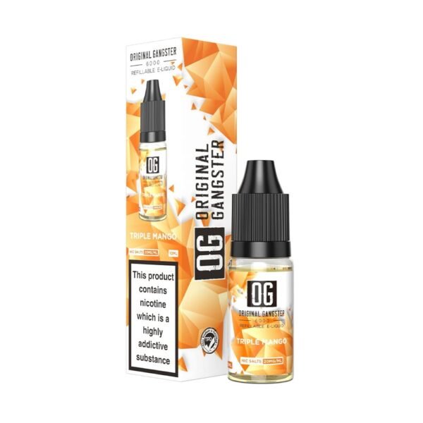Original Gangster 10ml Nic Salt Eliquid (Pack of 10) - Image 8