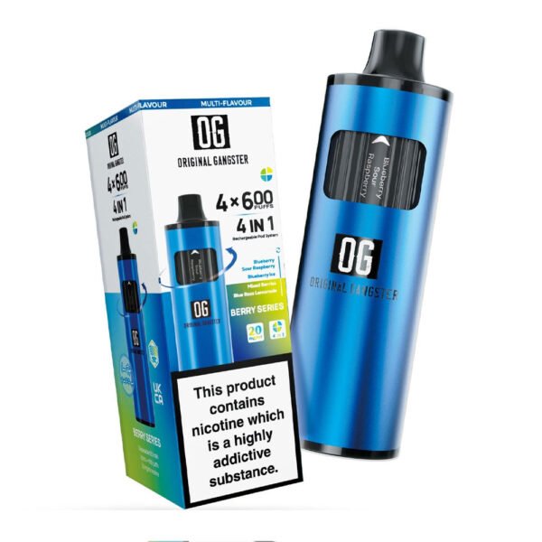 Original Gangster OG 2400 4-in-1 Prefilled Vape - Image 2