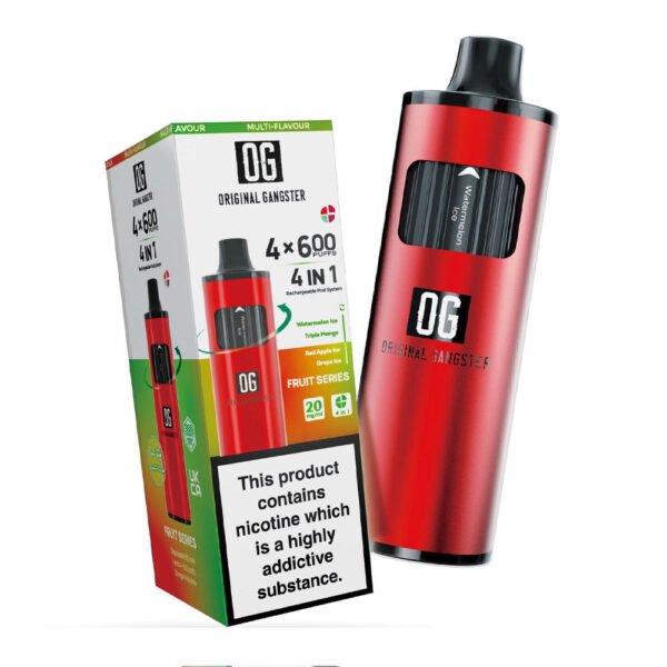 Original Gangster OG 2400 4-in-1 Prefilled Vape - Image 8