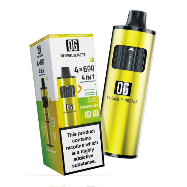 Original Gangster OG 2400 4-in-1 Prefilled Vape - Image 10
