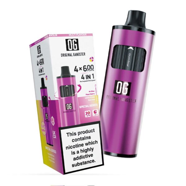 Original Gangster OG 2400 4-in-1 Prefilled Vape - Image 13