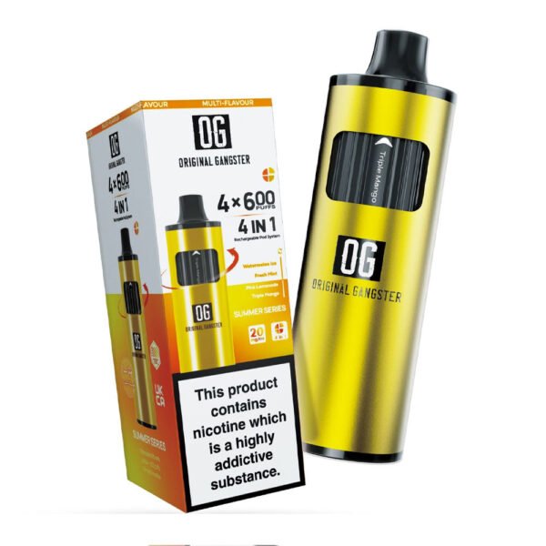 Original Gangster OG 2400 4-in-1 Prefilled Vape - Image 16