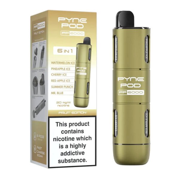 PYNE POD PP6000 6 in 1 Prefilled Vape Kit - Image 6