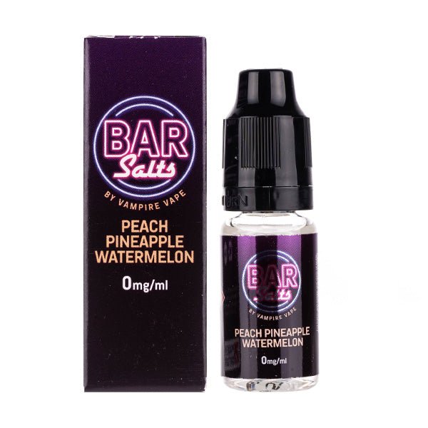 Peach Pineapple Watermelon Nic Salt E-Liquid by Vampire Vape Bar Salts