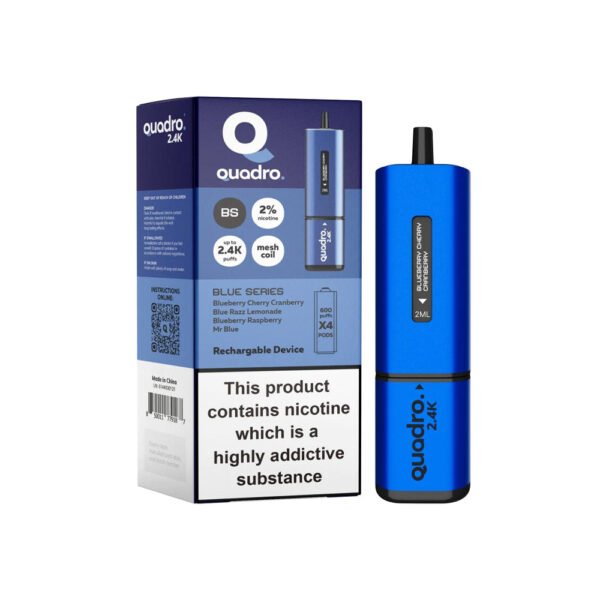 Quadro 4in1 2400 Puffs Prefilled Vape - Image 2