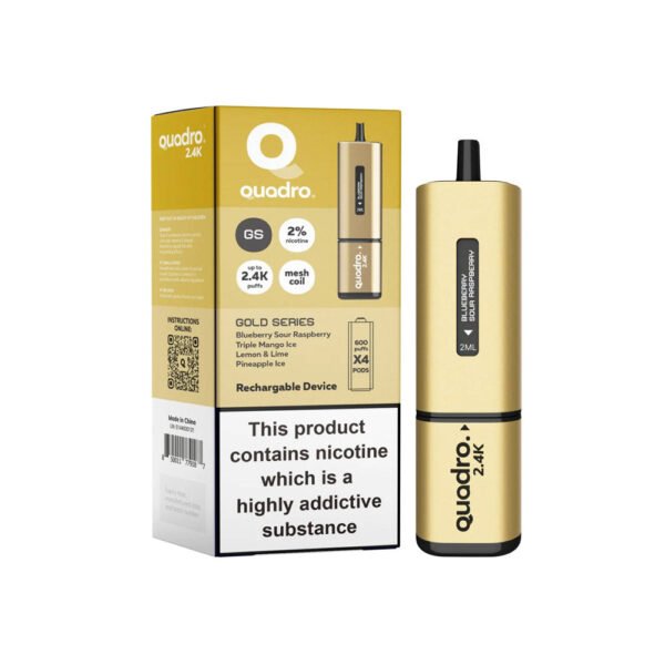 Quadro 4in1 2400 Puffs Prefilled Vape - Image 5