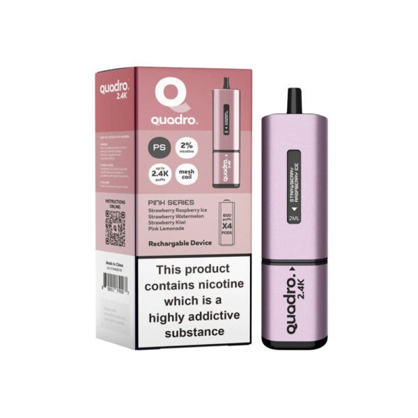 Quadro 4in1 2400 Puffs Prefilled Vape - Image 7