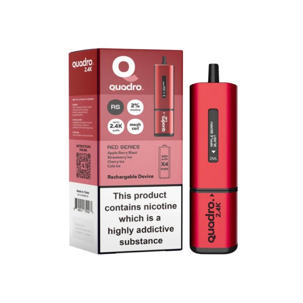 Quadro 4in1 2400 Puffs Prefilled Vape - Image 8
