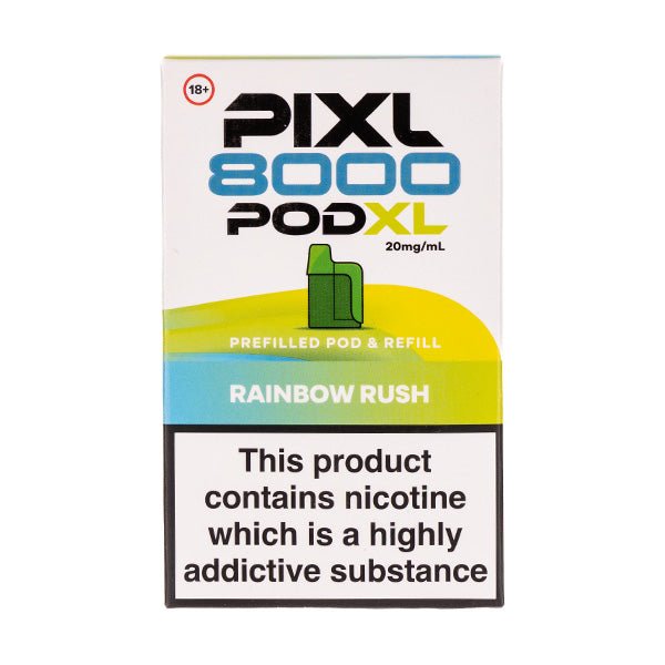 Rainbow Rush Pixl 8000 Prefilled Pod + Refill by Pixl