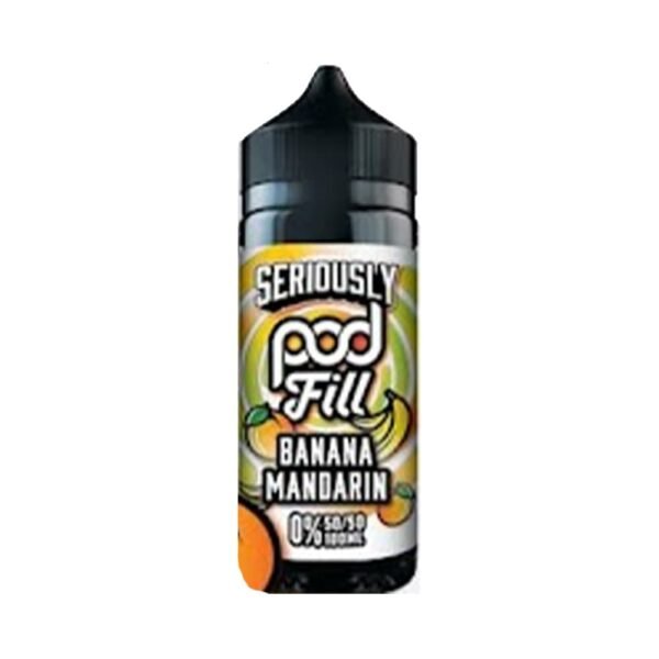 Banana Mandarin 100ml Seriously Pod Fill 50/50 Shortfill